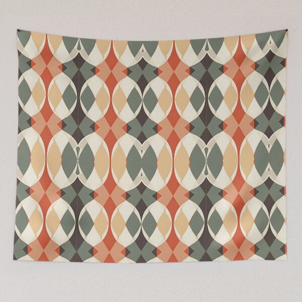 Artikelvorschau, Mid-Century Modern Rautenmuster entworfen und verkauft von Prints and Lifestyle.
