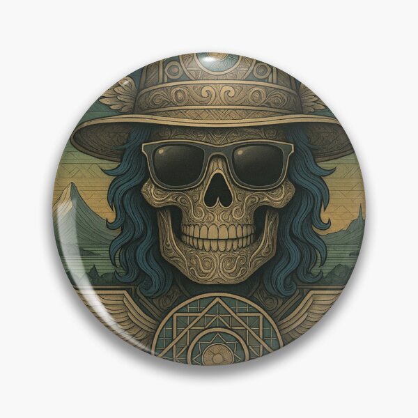 Item preview, Vintage Mandala Sugar Skull with Wings designed and sold by Bernd Friese.