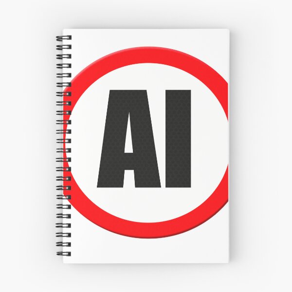 Item preview, Warning sign with the letters AI - Artificial intelligence designed and sold by funkyworm.