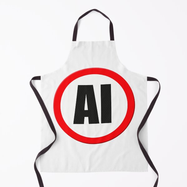 Item preview, Warning sign with the letters AI - Artificial intelligence designed and sold by funkyworm.
