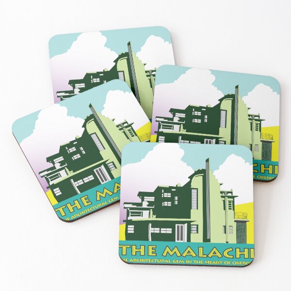 Item preview, Malachi, art deco, Oberon NSW, Australia, retro, vintage, designed and sold by ASKEW GRAPHICS.