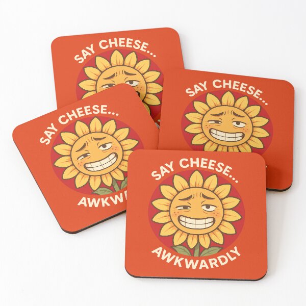 Item preview, Say Cheese Awkward Sunflower Meme designed and sold by Yuliya Brush.