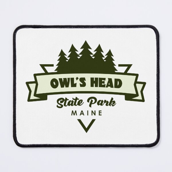 Item preview, Owl's Head State Park Maine Trees And Ribbon designed and sold by bivenart.