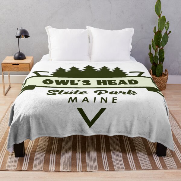 Item preview, Owl's Head State Park Maine Trees And Ribbon designed and sold by bivenart.