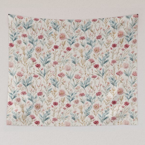 Artikelvorschau, Vintages Aquarell-Wildblumenmuster entworfen und verkauft von CleverboyDsgns.