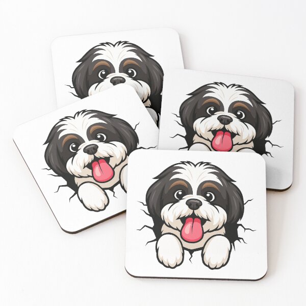 Item preview, DOG ON CRACKED HOLE - SHIH TZU | Pets and Dogs lovers for Men and Women t-shirt designed and sold by panchiTWO.