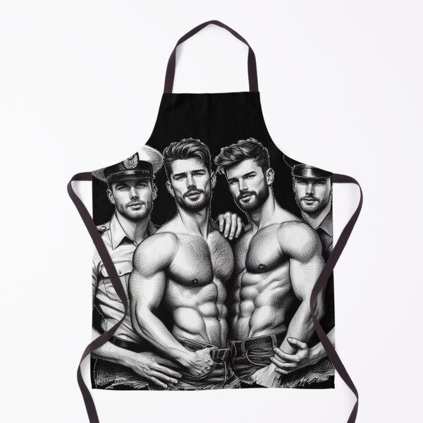 Item preview, At Your Command Tom of Finland Tribute Military Gay Pride Graphic Design designed and sold by ItsAKinkThing.