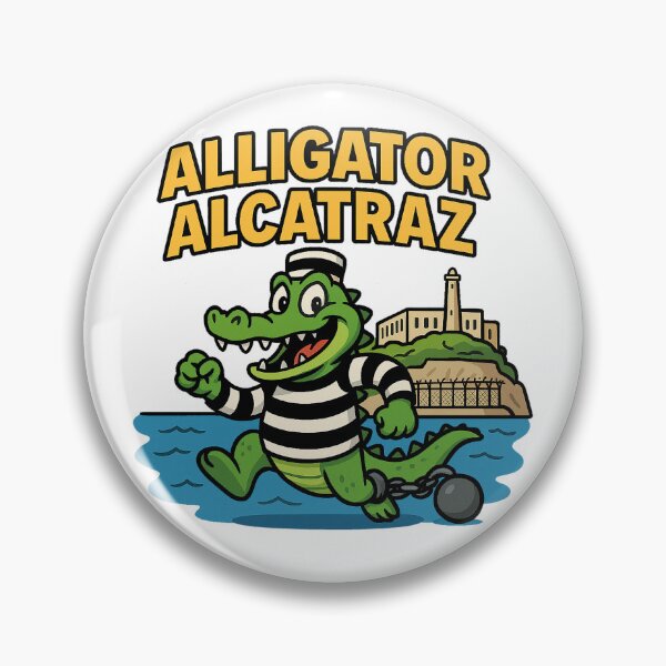 Artikelvorschau, Alligator Alcatraz entworfen und verkauft von Marcite.