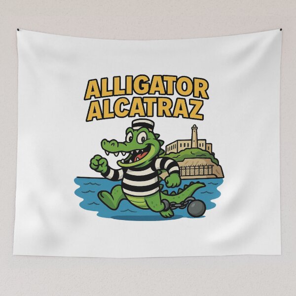 Aperçu de l'œuvre Alligator Alcatraz créée et vendue par Marcite.