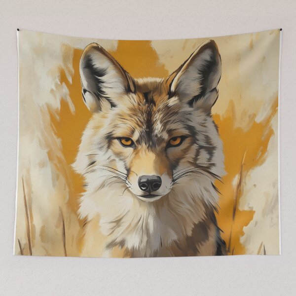 Item preview, Stunning Jackal Painting for Home & Office designed and sold by LazyOwlStore.