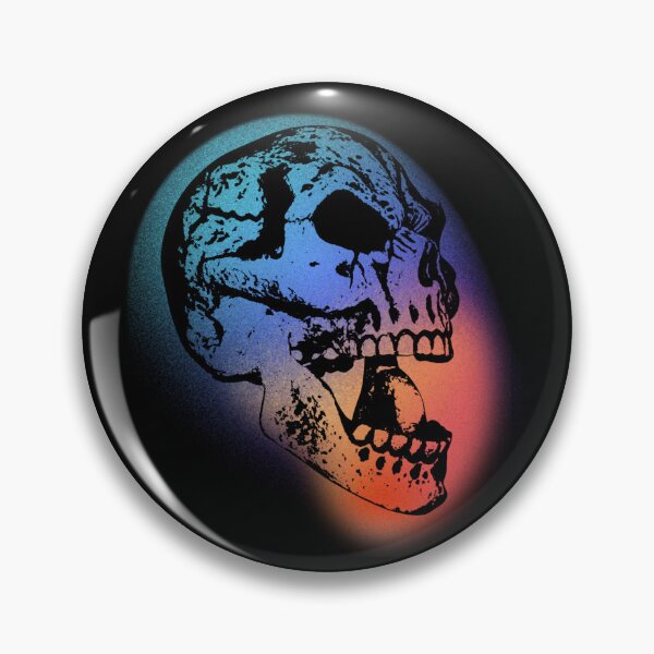 Item preview, Skull Vibe – Stylish Skull on Chromatic Gradient designed and sold by Wawan35200.