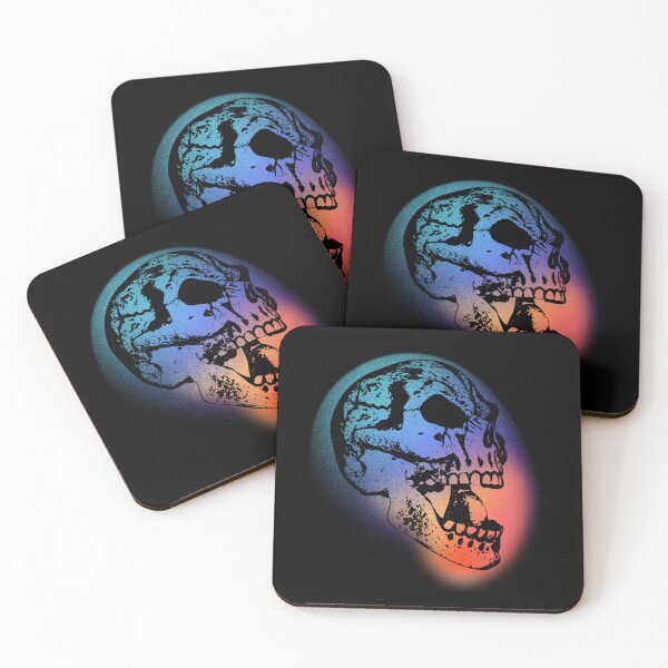 Item preview, Skull Vibe – Stylish Skull on Chromatic Gradient designed and sold by Wawan35200.