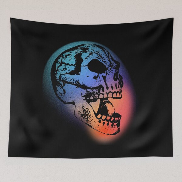 Item preview, Skull Vibe – Stylish Skull on Chromatic Gradient designed and sold by Wawan35200.