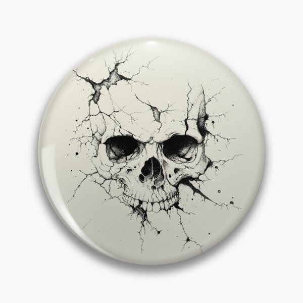Item preview, Cracked Skull designed and sold by NickTaroDesign.