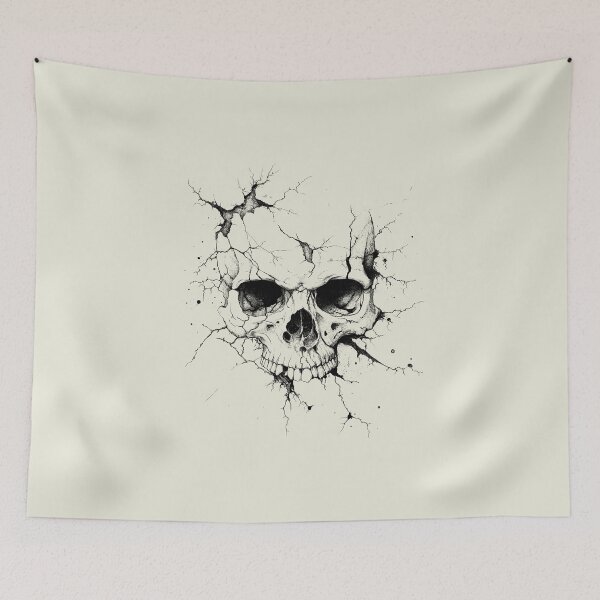Item preview, Cracked Skull designed and sold by NickTaroDesign.