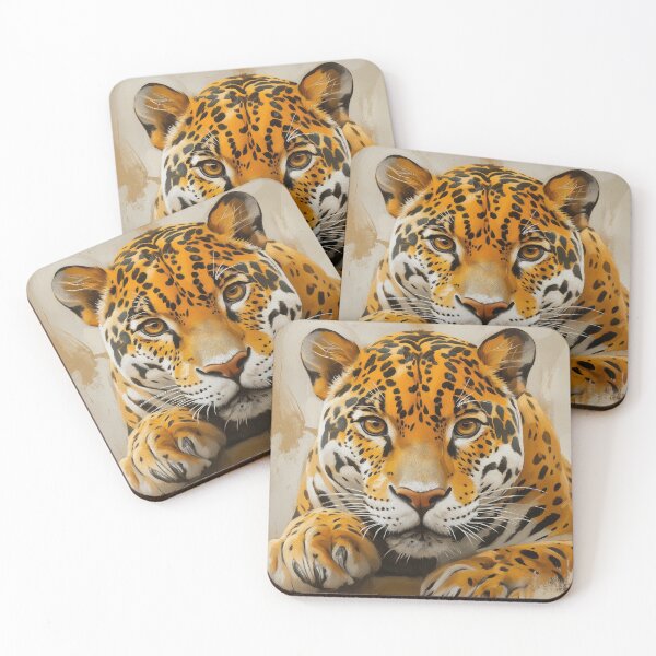 Item preview, Stunning Jaguar Painting for Home & Office designed and sold by LazyOwlStore.