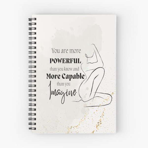 Item preview, You Are Powerful Than You Know | Women Motivational Wallart for Bedroom designed and sold by skkyfaithArtz.