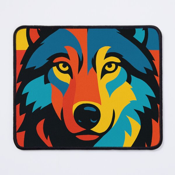 Item preview, Colorful Geometry Wolf designed and sold by Bernd Friese.