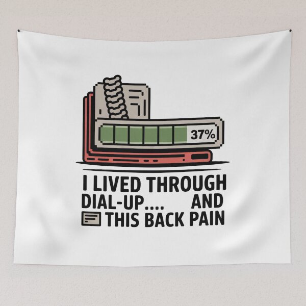 Item preview, I Lived Through Dial-Up designed and sold by SignumShop.