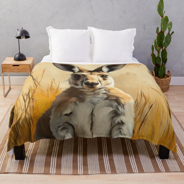 Item preview, Stunning Kangaroo Painting for Home & Office designed and sold by LazyOwlStore.