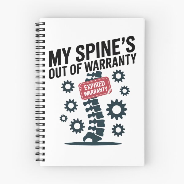 Item preview, My Spine's Out of Warranty designed and sold by SignumShop.
