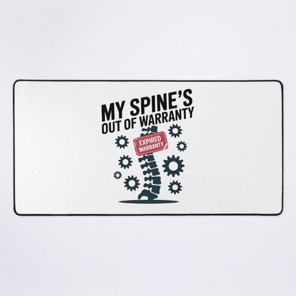 Item preview, My Spine's Out of Warranty designed and sold by SignumShop.