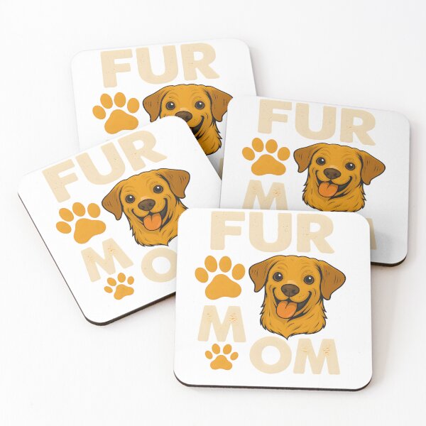 Item preview, Fur Mom Cute Dog Lover T-Shirt – Golden Retriever Mom Gift designed and sold by MatvHelen.