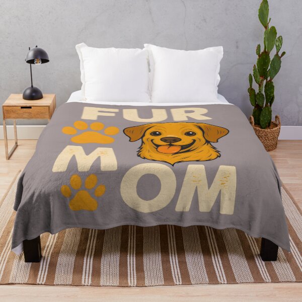 Item preview, Fur Mom Cute Dog Lover T-Shirt – Golden Retriever Mom Gift designed and sold by MatvHelen.