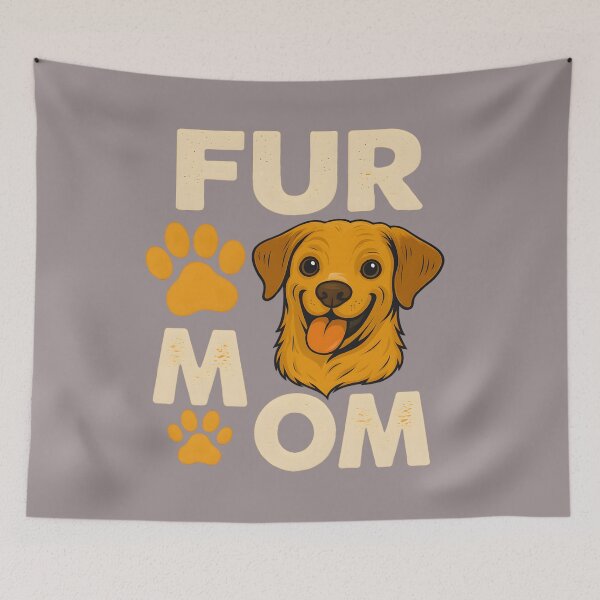 Item preview, Fur Mom Cute Dog Lover T-Shirt – Golden Retriever Mom Gift designed and sold by MatvHelen.