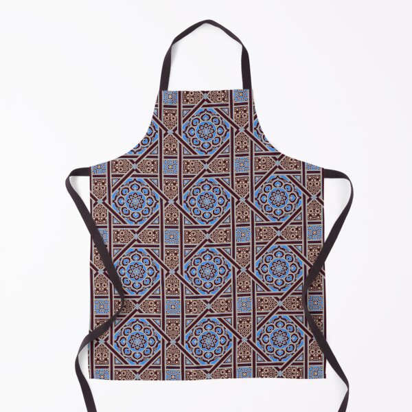 Item preview, Stunning Medieval Blue and Brown Egyptian Flower Pattern designed and sold by FreiherrPK.