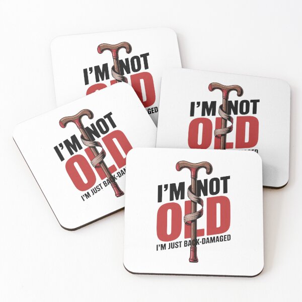 Item preview, I'm Not Old – I'm Just Back-Damaged designed and sold by SignumShop.