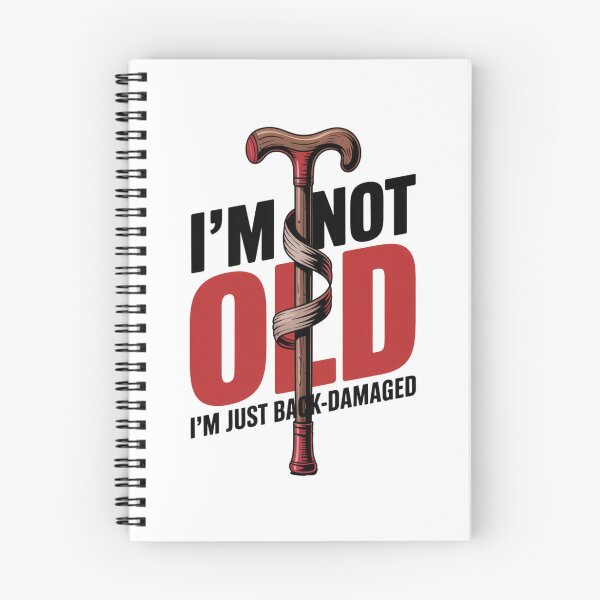Item preview, I'm Not Old – I'm Just Back-Damaged designed and sold by SignumShop.