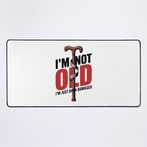 Item preview, I'm Not Old – I'm Just Back-Damaged designed and sold by SignumShop.