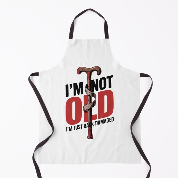 Item preview, I'm Not Old – I'm Just Back-Damaged designed and sold by SignumShop.