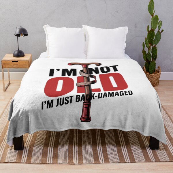 Item preview, I'm Not Old – I'm Just Back-Damaged designed and sold by SignumShop.