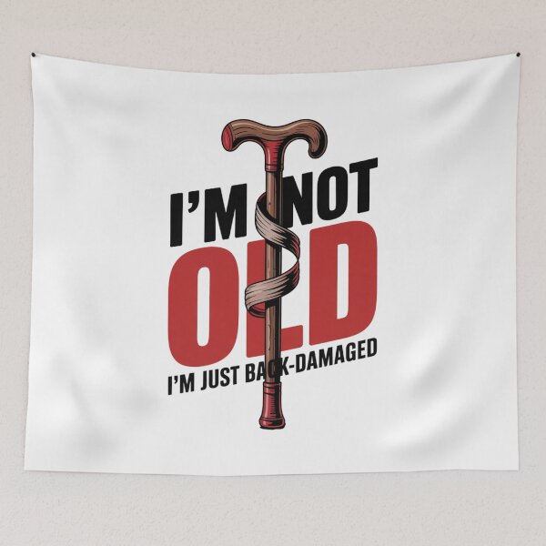 Item preview, I'm Not Old – I'm Just Back-Damaged designed and sold by SignumShop.
