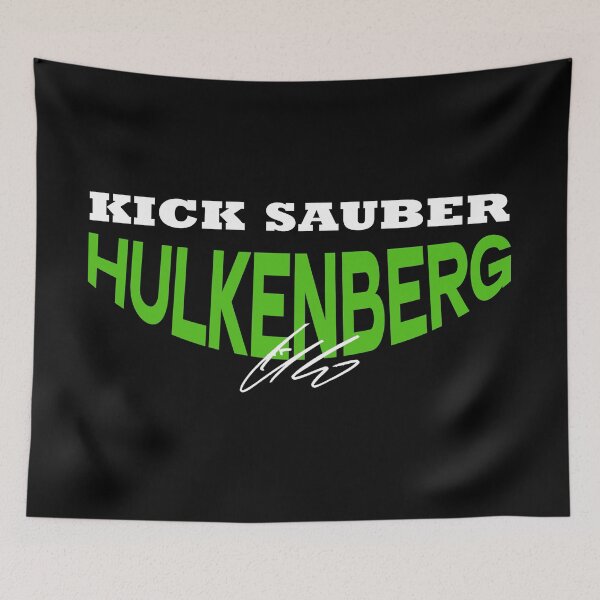 Item preview, Nico Hulkenberg Kick Sauber F1 Signature Art - Iconic Driver Motorsport Design designed and sold by Studio F1Grid.