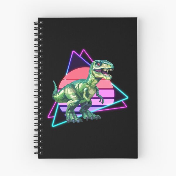 Item preview, Pixel Raptor – The 8-Bit Synthwave Dinosaur designed and sold by Wawan35200.