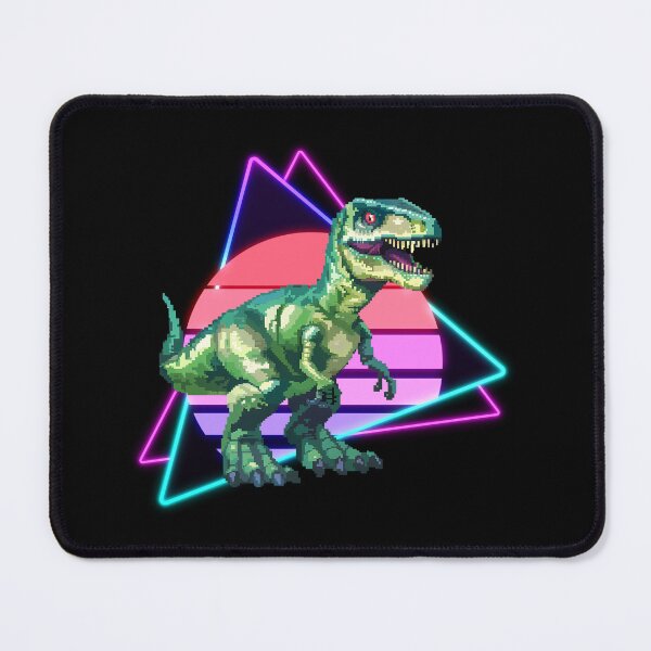 Item preview, Pixel Raptor – The 8-Bit Synthwave Dinosaur designed and sold by Wawan35200.
