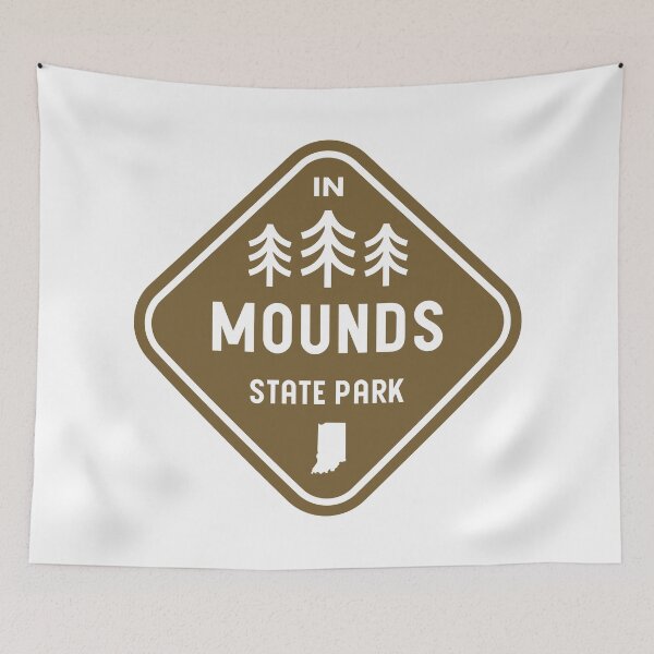Item preview, Mounds State Park Indiana Rhombus designed and sold by bivenart.