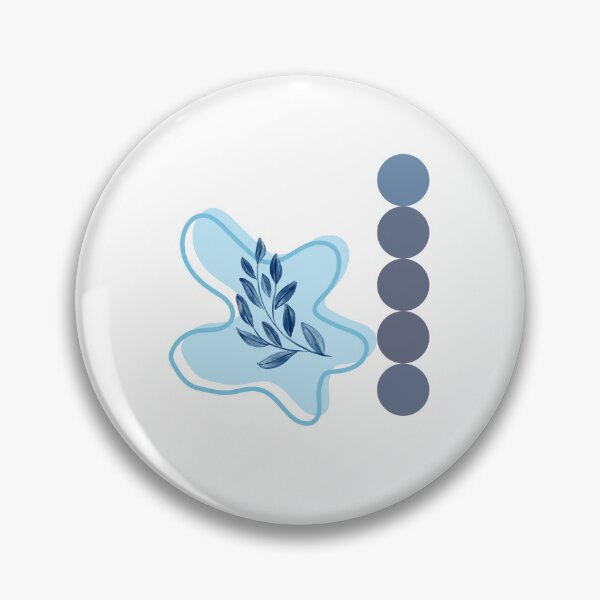 Item preview, Blue Botanical Serenity designed and sold by Charming-Canvas.