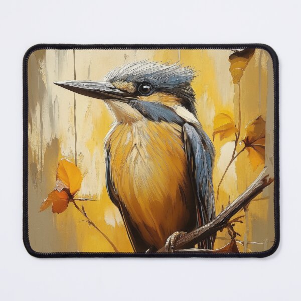 Item preview, Stunning Kingfisher bird Painting for Home & Office designed and sold by LazyOwlStore.