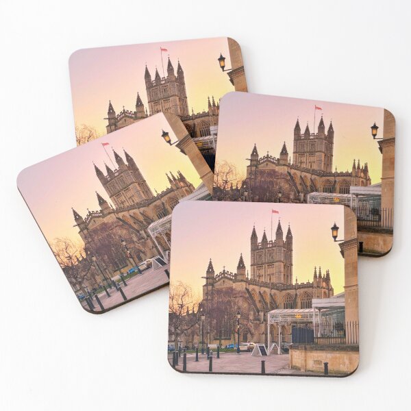 Item preview, Evening Light at Bath Abbey designed and sold by Rowena Ko.