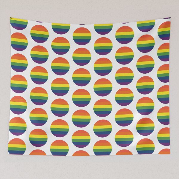 Item preview, Pride Circle – Classic Rainbow Flag Design designed and sold by hangmeart.