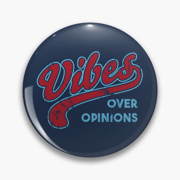 Item preview, Vibes Over Opinions Retro Typography designed and sold by Maud Tee Art.
