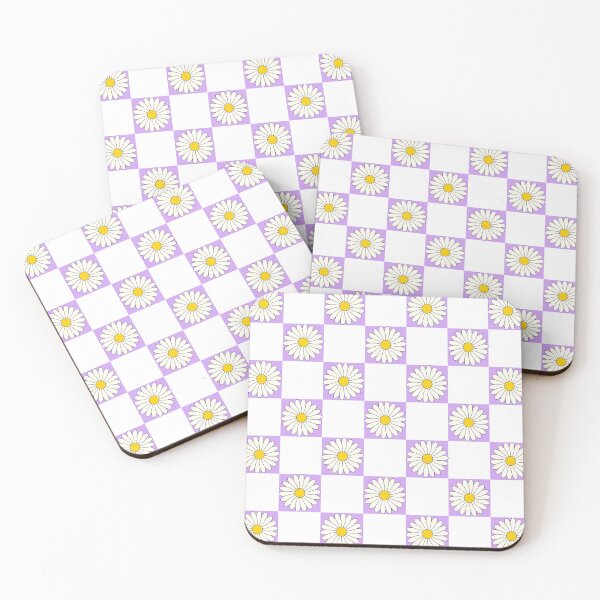Item preview, Lavender Daisy Checks designed and sold by Charming-Canvas.