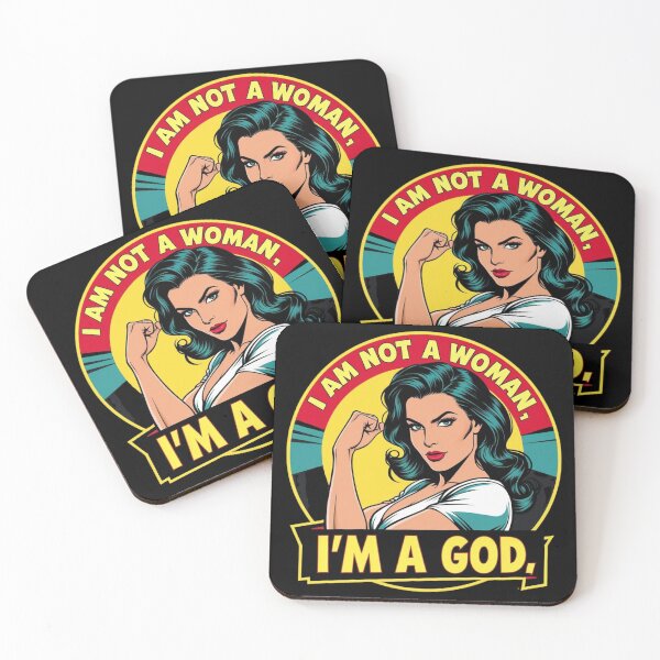 Item preview, I Am Not A Woman, I’m A God designed and sold by Al’s T-Shirt Barn.
