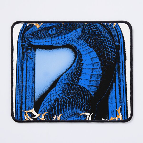 Item preview, Stay Calm Strike Hard - Gothic Blue Snake Design designed and sold by Korvus Wear.