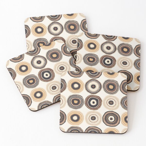 Item preview, Mid Century Modern Geometric Circle Pattern   designed and sold by Prints and Lifestyle.