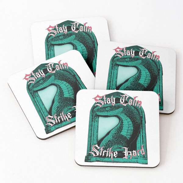 Item preview, Stay Calm Strike Hard - Gothic Water Green Snake Design designed and sold by Korvus Wear.